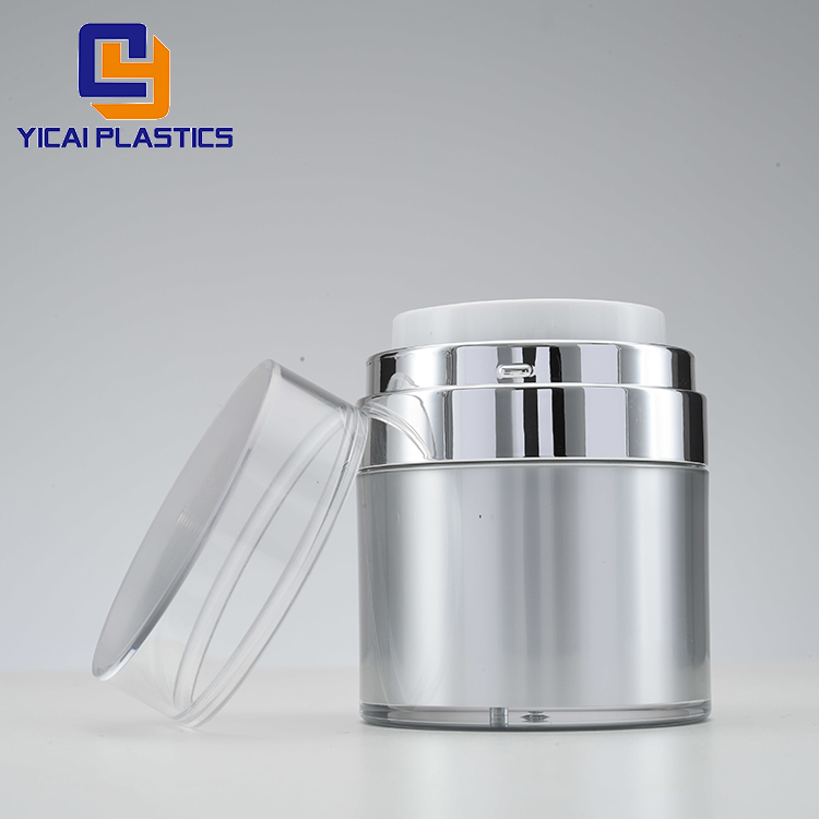 Professional Made High Quality Cheap Price Airless Cream Acrylic Plastic Cosmetic Airless Jar