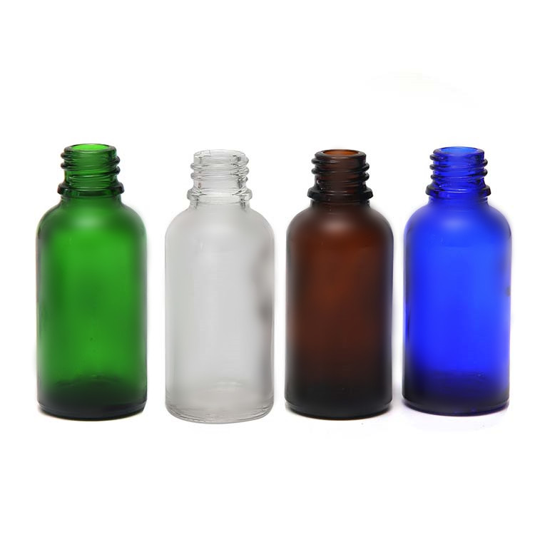 Professional Manufacturer Frosted Pink Pill Glass Bottle from China