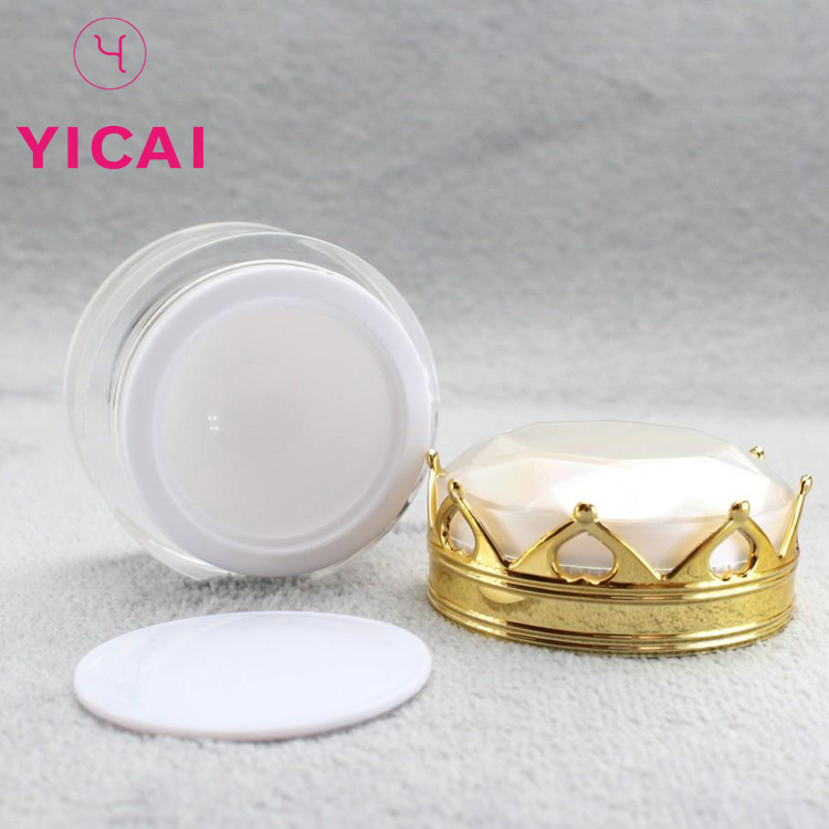 Professional Manufacturer High Quality 15g Round Acrylic Cosmetic Seal Jar
