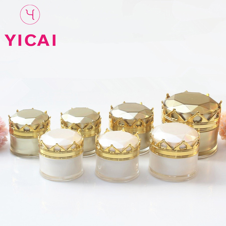 Professional Manufacturer High Quality 15g Round Acrylic Cosmetic Seal Jar