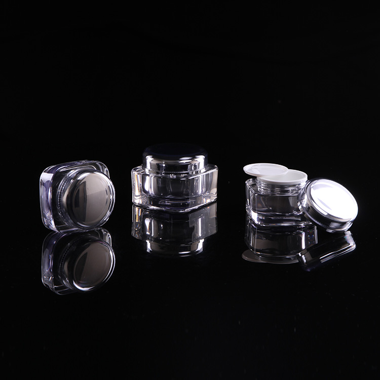 Professional Plastic Acrylic Cosmetic Jar