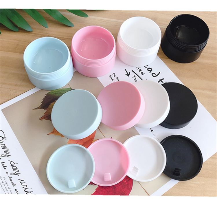 Professional Supplier 5g Eye Cream Matte Black 80g PP Frosted Jars Bottle 30g Lotion Jar for Face Cream packaging