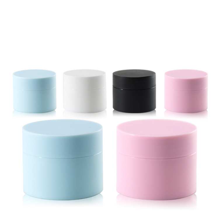 Professional Supplier 5g Eye Cream Matte Black 80g PP Frosted Jars Bottle 30g Lotion Jar for Face Cream packaging