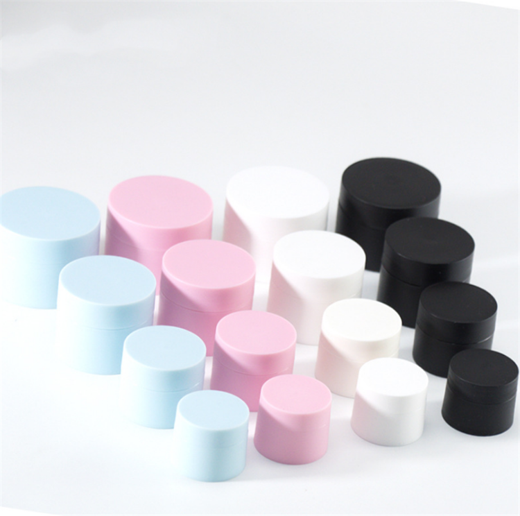Professional Supplier 5g Eye Cream Matte Black 80g PP Frosted Jars Bottle 30g Lotion Jar for Face Cream packaging