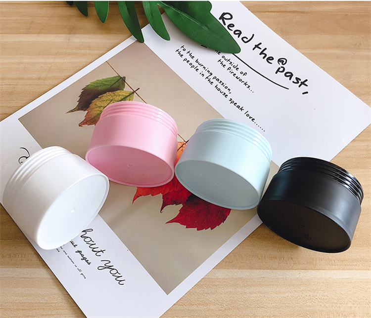 Professional Supplier 5g Eye Cream Matte Black 80g PP Frosted Jars Bottle 30g Lotion Jar for Face Cream packaging