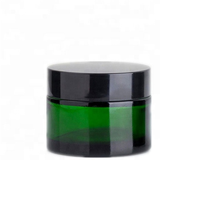 Professional cosmetic packaging product essential refillable 30g glass cosmetic cream jar face cream jar 50g