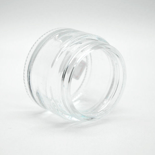 Professional factory supply 50g glass jar / glass cosmetic jars/glass cream jar