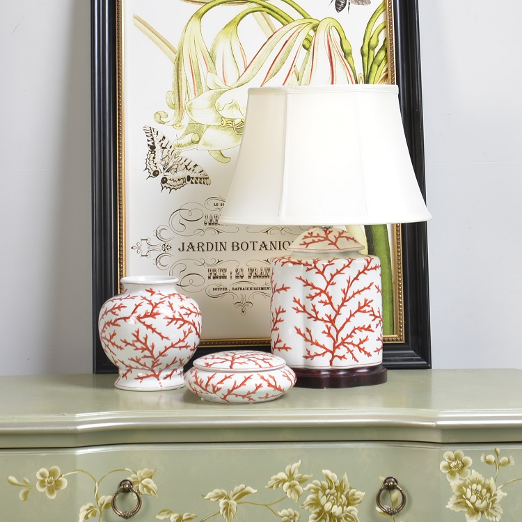 Professional manufacturer animal painting ginger jar porcelain