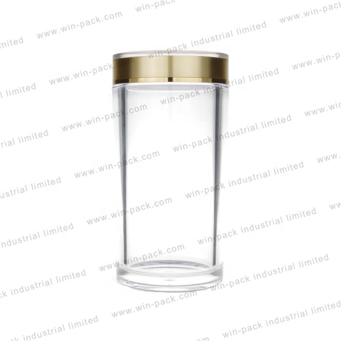 Professional manufacturer empty clear acrylic cosmetic cream jar 300ml