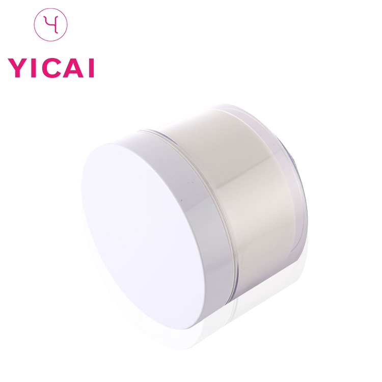Professional manufacturer luxury thick wall pp plastic acrylic cream cosmetic jar
