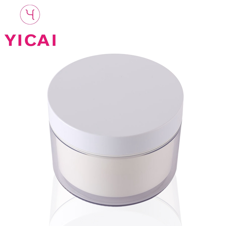 Professional manufacturer luxury thick wall pp plastic acrylic cream cosmetic jar