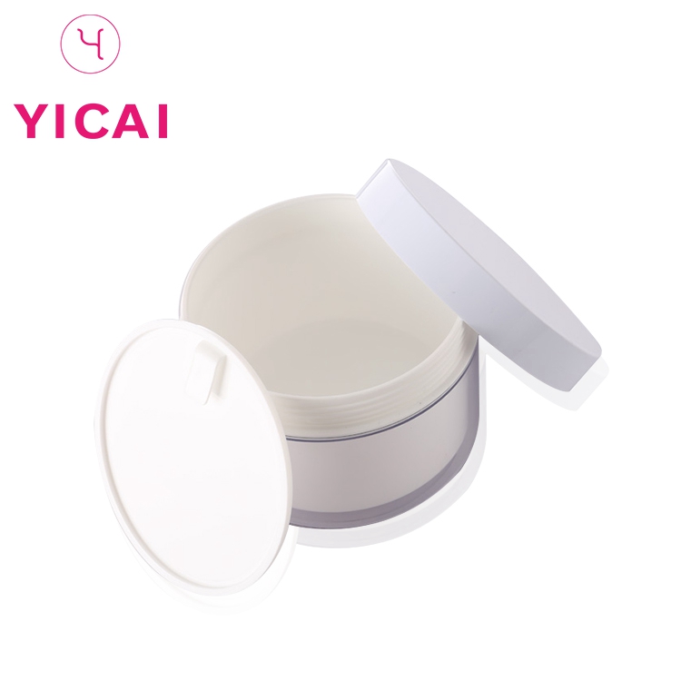 Professional manufacturer luxury thick wall pp plastic acrylic cream cosmetic jar