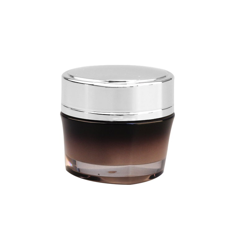 Professional manufacturer plastic 2 oz acrylic double wall mason acrylic cream jar