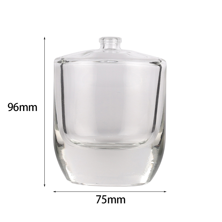 Professional manufacturers supply unique 100ml round clear wholesale pump sprayer portable glsaa perfume bottles