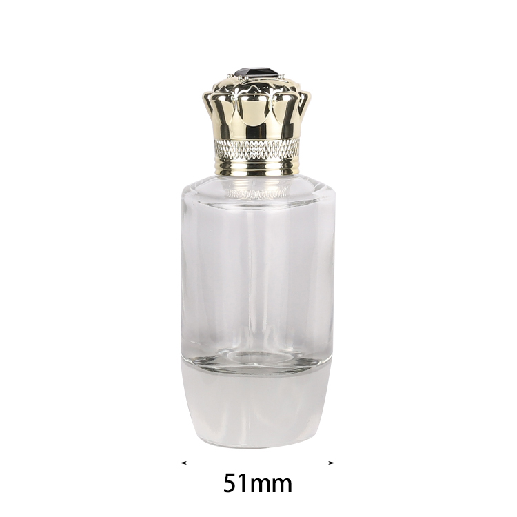 Professional manufacturers supply unique 100ml round clear wholesale pump sprayer portable glsaa perfume bottles
