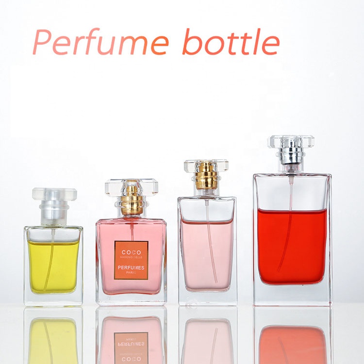 Professional manufacturers supply unique clear custom logo clear 30ml design perfume bottle