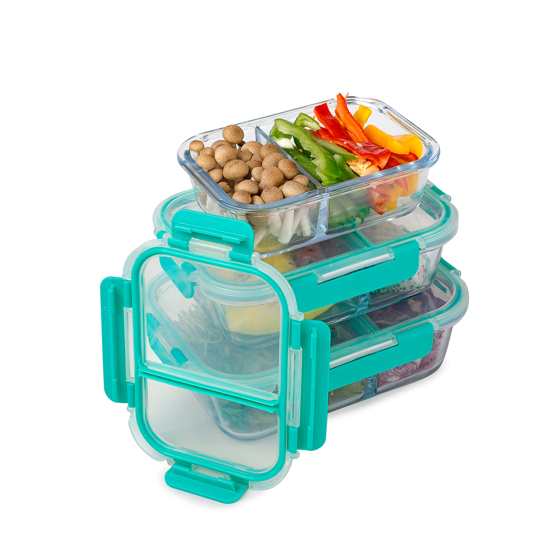 Professional terrarium glass containers bento lunch box popular