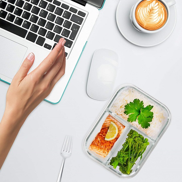 Professional terrarium glass containers bento lunch box popular