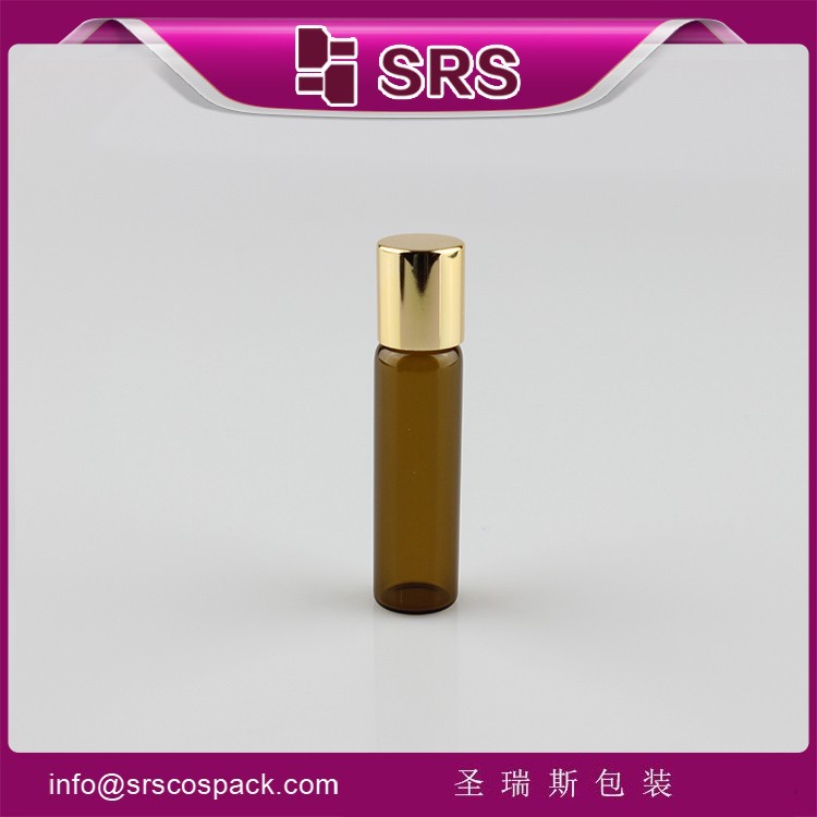 Promotion glass bottle roll on 5ml wholesale, new product amber 5ml glass attar roll on bottles for body care