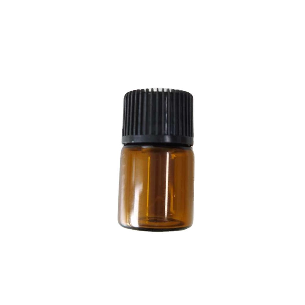 Promotion wholesale 3ml empty dropper bottle amber essential oil bottle