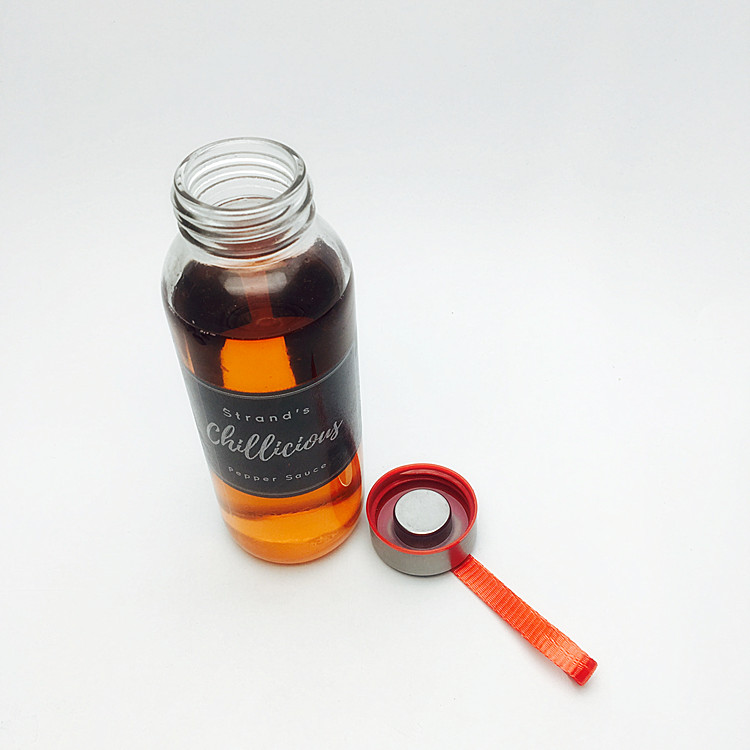 Promotional 300ml empty glass water bottles with company logo