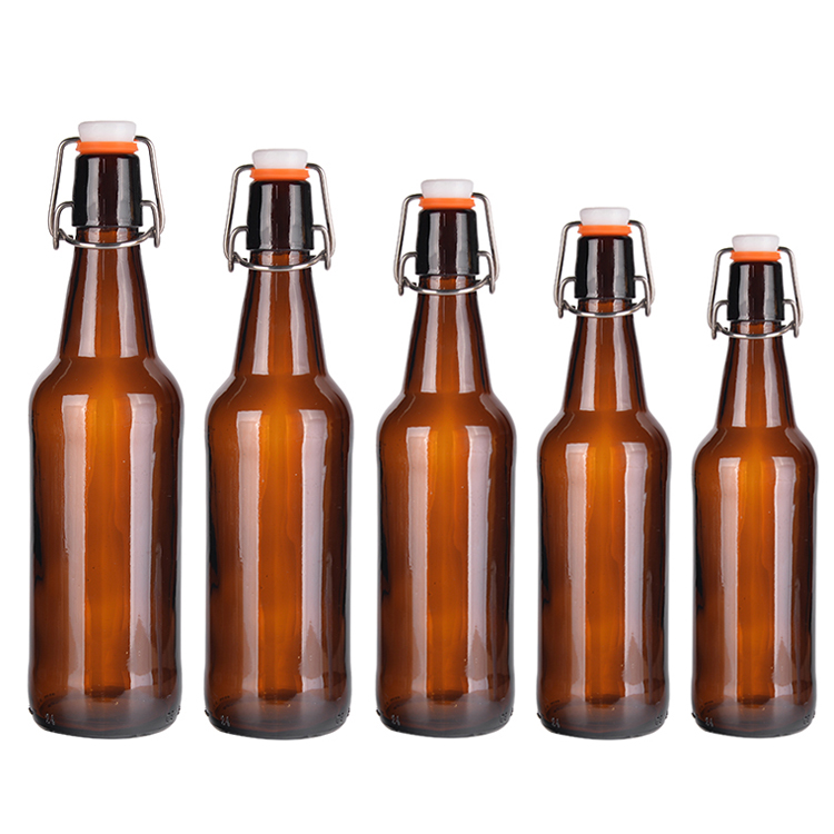 Promotional 350Ml sealed clear heat-resistant glass drinking bottle