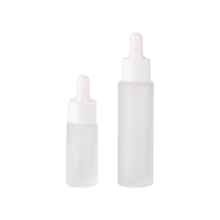Promotional Cosmetic Packaging 10ml 30ml Frosted Essential Oil Glass Dropper Bottle