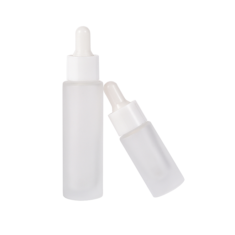Promotional Cosmetic Packaging 10ml 30ml Frosted Essential Oil Glass Dropper Bottle
