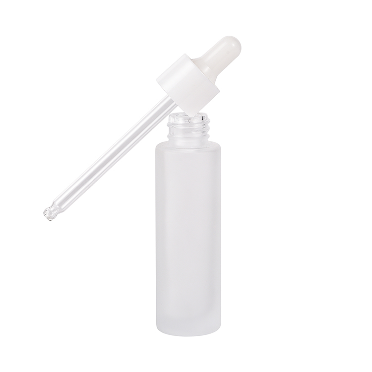 Promotional Cosmetic Packaging 10ml 30ml Frosted Essential Oil Glass Dropper Bottle