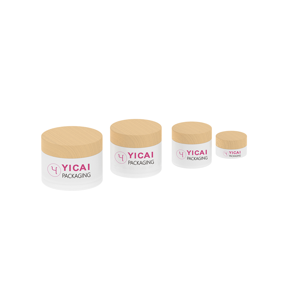 Promotional Customized Luxury Empty 10/20/30/50/100/150/200/280/350 g PP Cream Jars with Bamboo Lids
