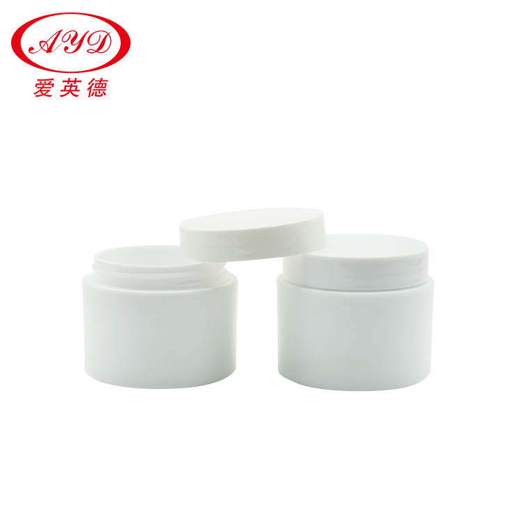 Promotional High End Multi Capacities Empty PP Cosmetics Cream Jars White Containers For Skin Care