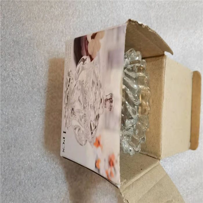Promotional Price Gift Box Small Glass Sugar Jar Glass Candy Box with Lids