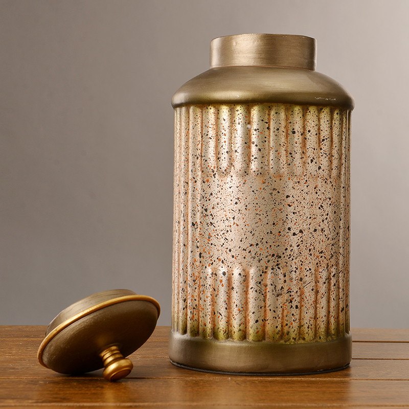 Promotional Resin Custom Size Color Home Decor Luxury Candy Jar