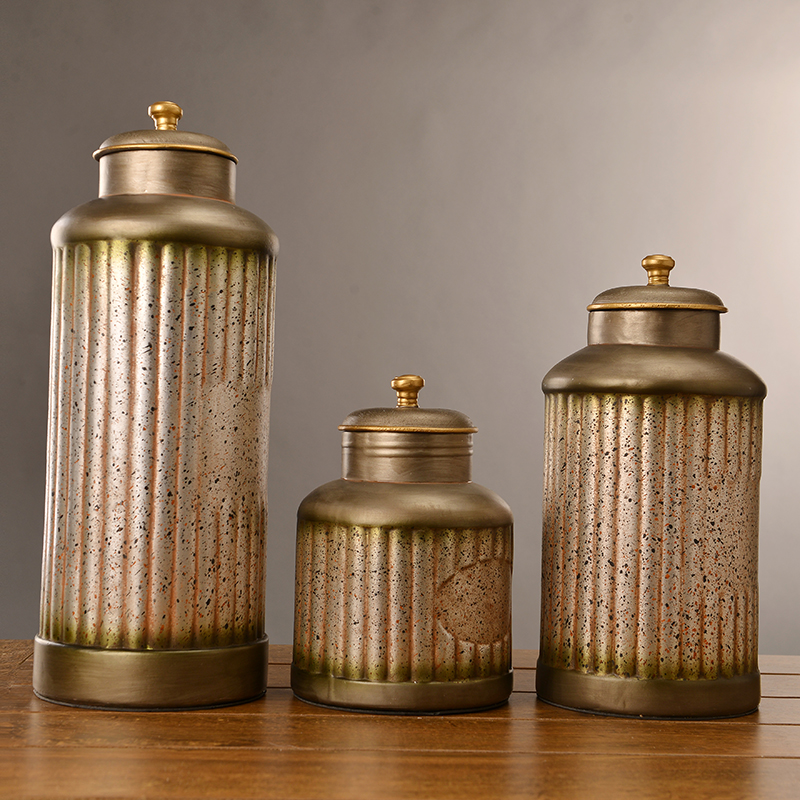 Promotional Resin Custom Size Color Home Decor Luxury Candy Jar