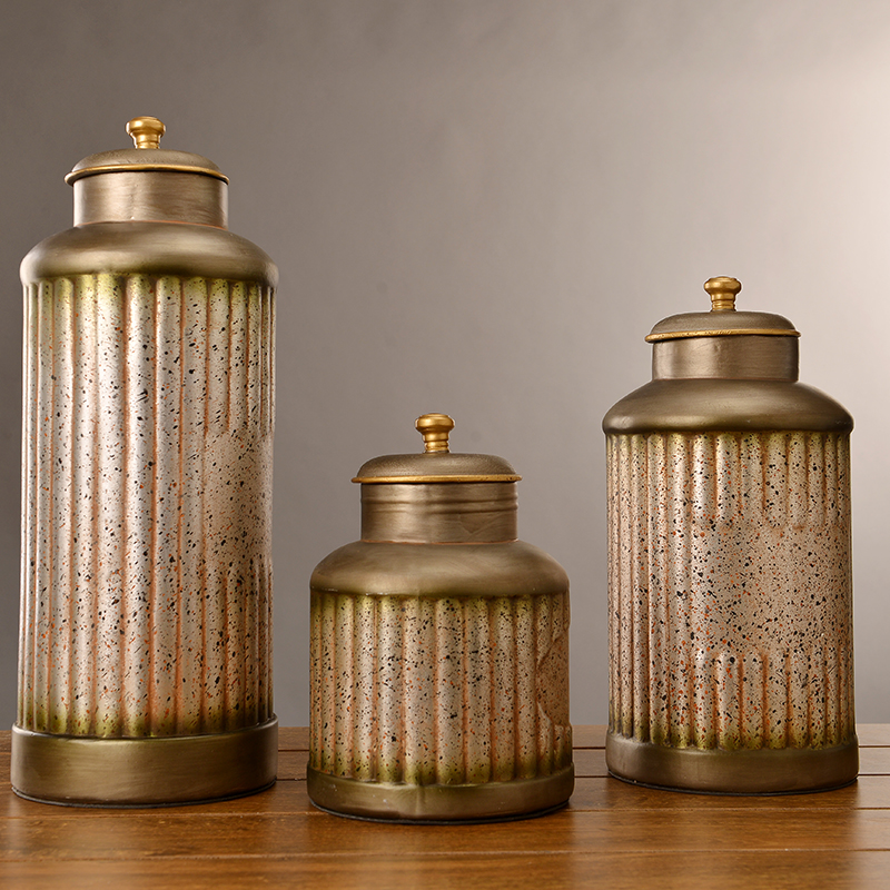 Promotional Resin Custom Size Color Home Decor Luxury Candy Jar