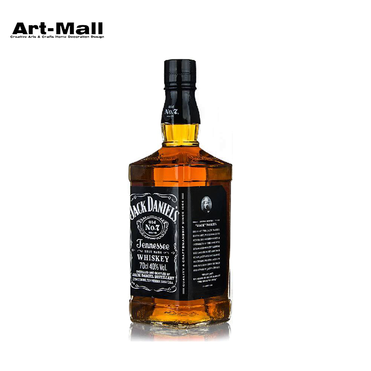 Promotional wholesale square rum glass bottle for wine wholesales