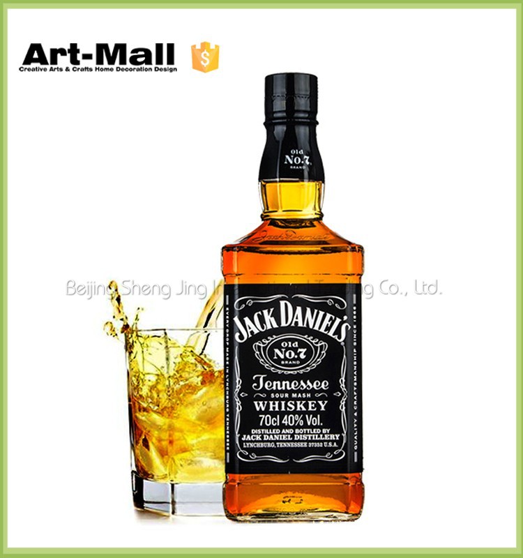 Promotional wholesale square rum glass bottle for wine wholesales