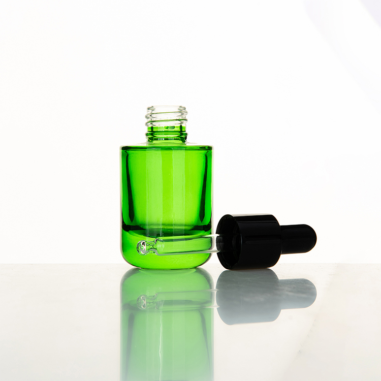 Provide customized frosted glass dropper essential oil bottles service