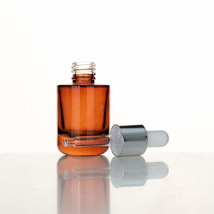 Provide customized frosted glass dropper essential oil bottles service