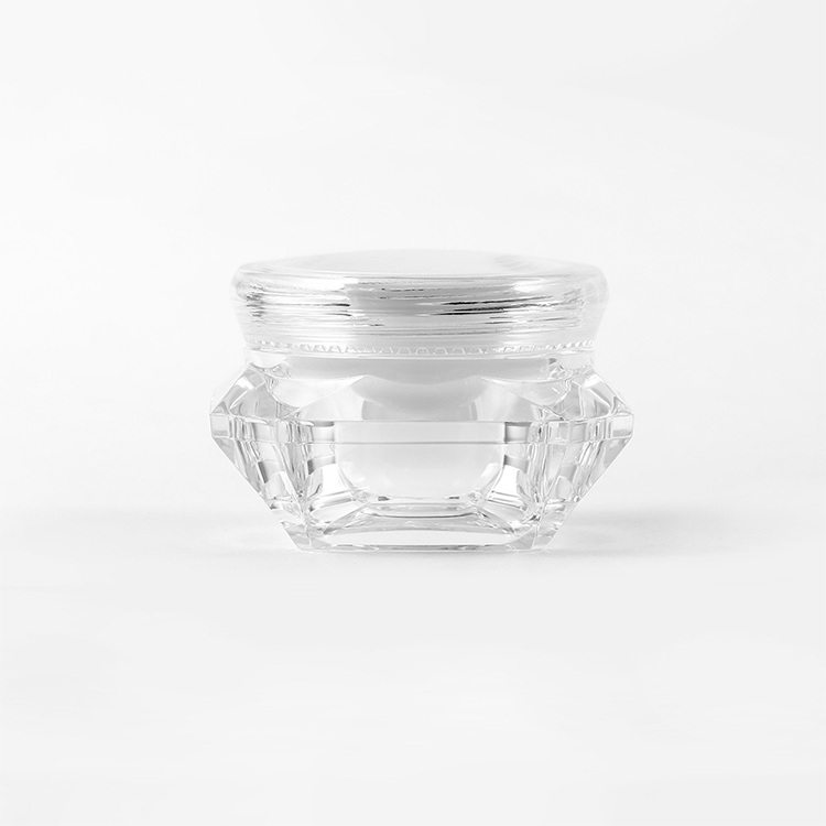 Ps Mini Diamond 5G 10G 15G 20G 30G Plastic Cosmetic Cream Jar