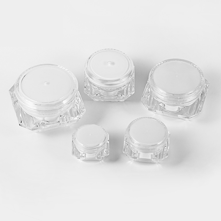 Ps Mini Diamond 5G 10G 15G 20G 30G Plastic Cosmetic Cream Jar