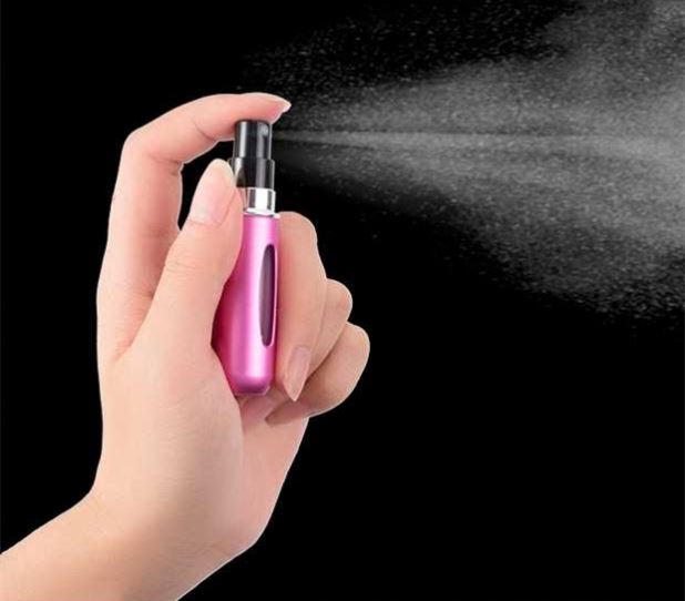 Pump Lady Mini Portable Atomizer Bottle Travel Refillable Perfume Spray Scent Pump 5ML 8ML 10ML