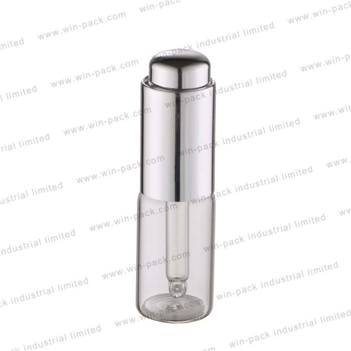 Pump dropper glass 3ml 5ml 8ml 10ml customized press button dropper glass tube