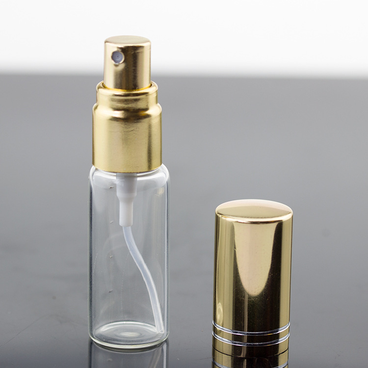 Pump fine mist spray 5ml glass spray perfume bottles for customization blue wholesale perfume bottles