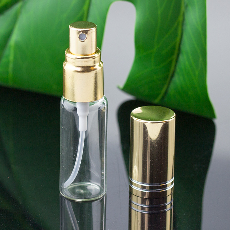 Pump fine mist spray 5ml glass spray perfume bottles for customization blue wholesale perfume bottles