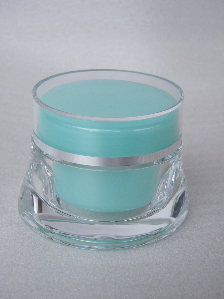 Pure White Cosmetic Plastic Jar 50g