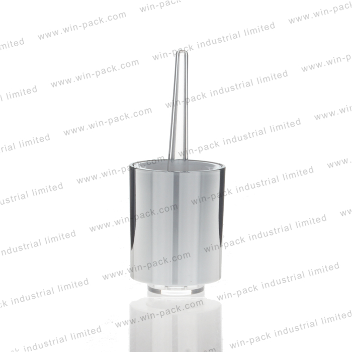 Push Dropper Serum Bottle Cosmetic 30ml Flat Shoulder Glass Luxury Essential Oil Screen Printing Personal Care