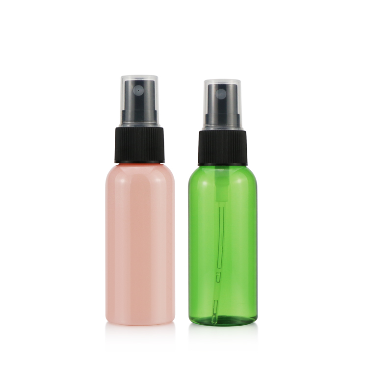 Push-type cosmetics with empty transparent plastic liquid hand sanitizer lotion pump dropper bottle