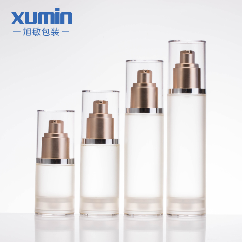 QQLR Private Label Airless Pump Bottle 30ml 50ml 80ml 100ml Cosmetic Airless Lotion Bottle Pump Bottle for Skin Care