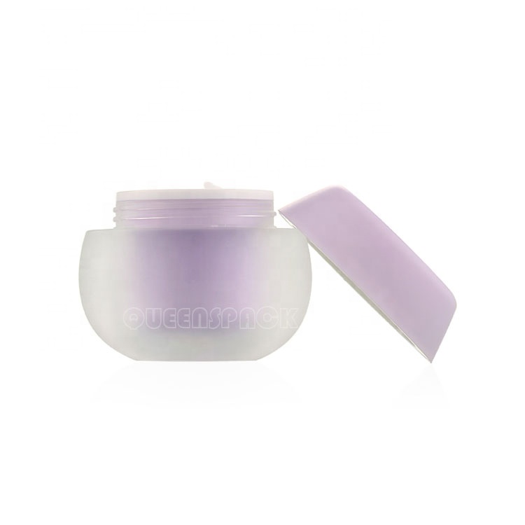 QS1010 Custom Cosmetic Plastic Cream Jar 50ML Cosmetic Packaging Cream Jar